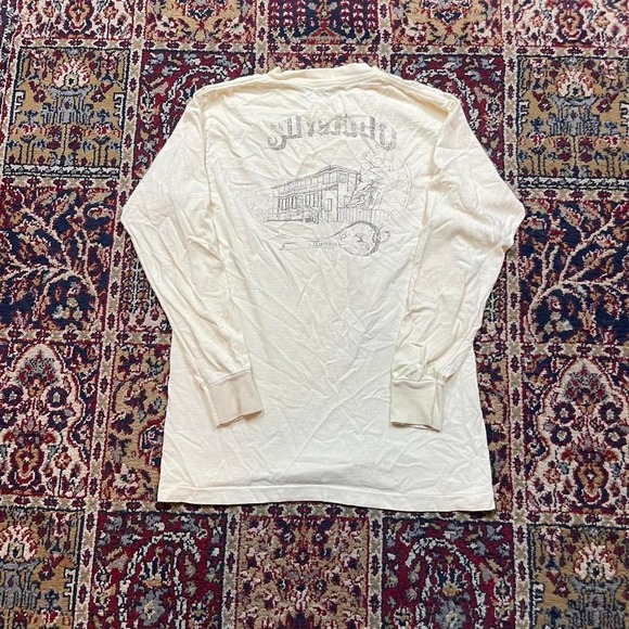 Other - VTG 80s Anvil Black Tag Silverado california long sleeve tshirt M USA cream